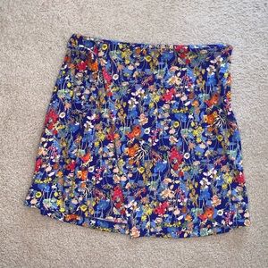NWT ECI floral wrap skirt
